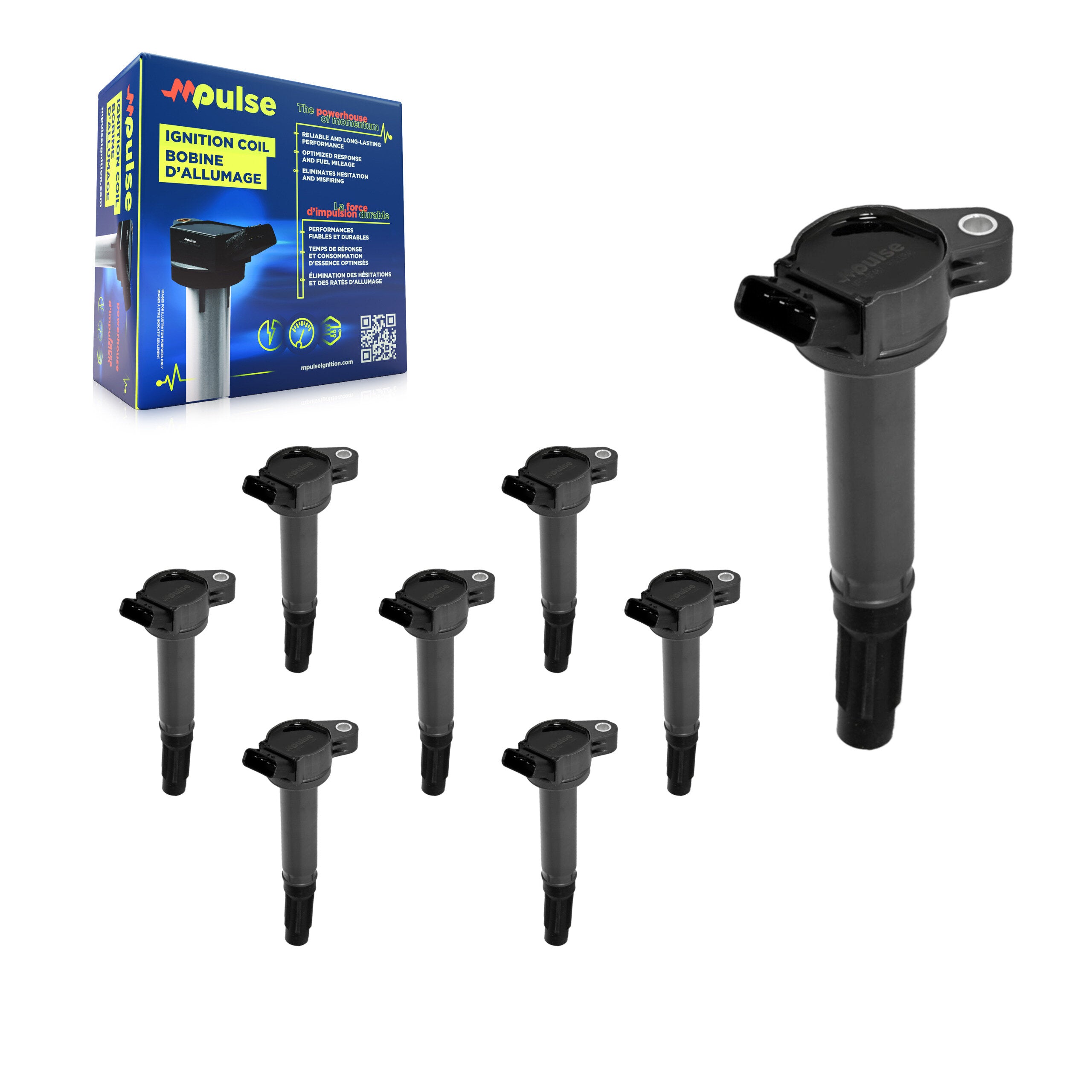 Mpulse KMP-101094 Ignition Coil for 2005-2024 Toyota 4Runner, Toyota Camry and More