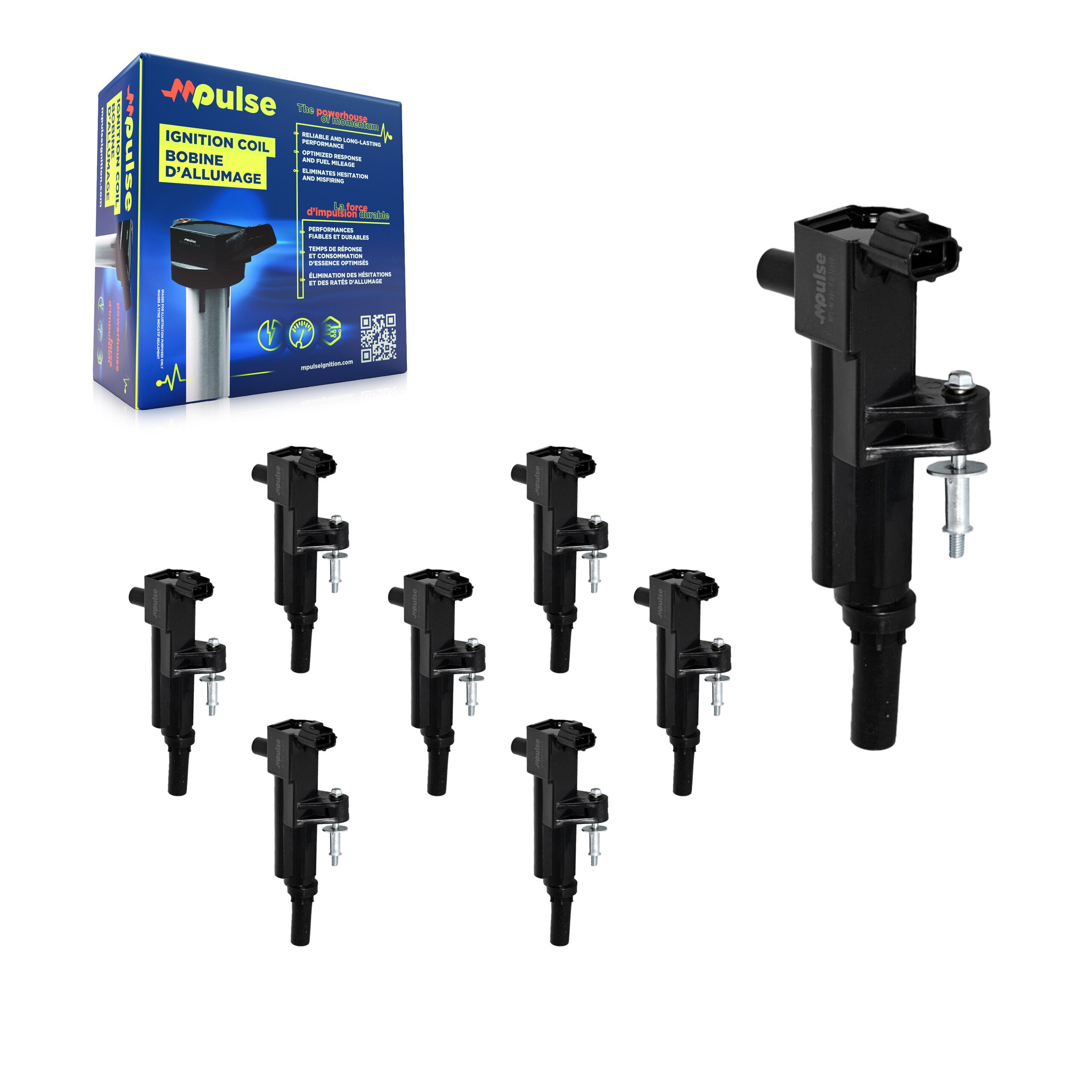 Mpulse KMP-101134 Ignition Coil for 2008-2013 Ram 1500, Ram Dakota and More