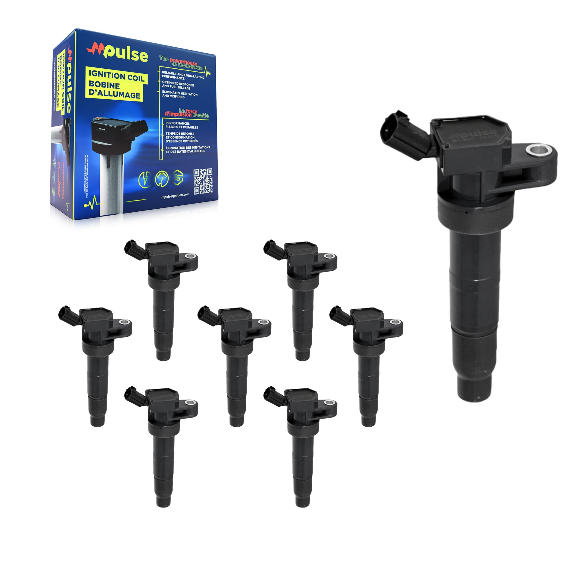 Mpulse KMP-101226 Ignition Coil for 2008-2017 Kia K900, Hyundai Tucson and More