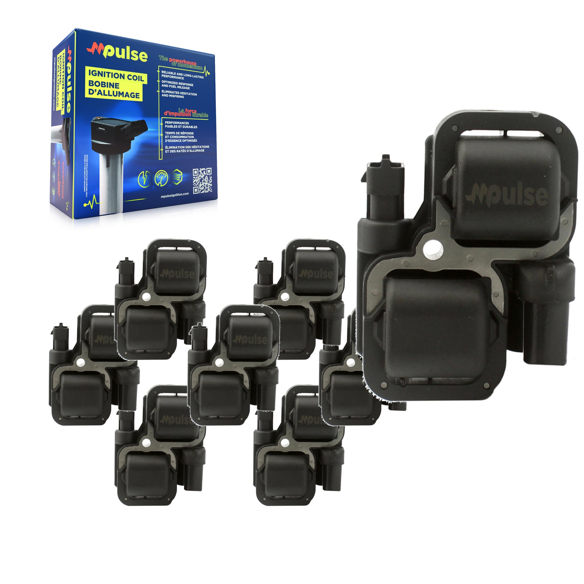 Mpulse KMP-101256 Ignition Coil for 1997-2011 Mercedes-Benz B200, Mercedes-Benz CLS500 and More
