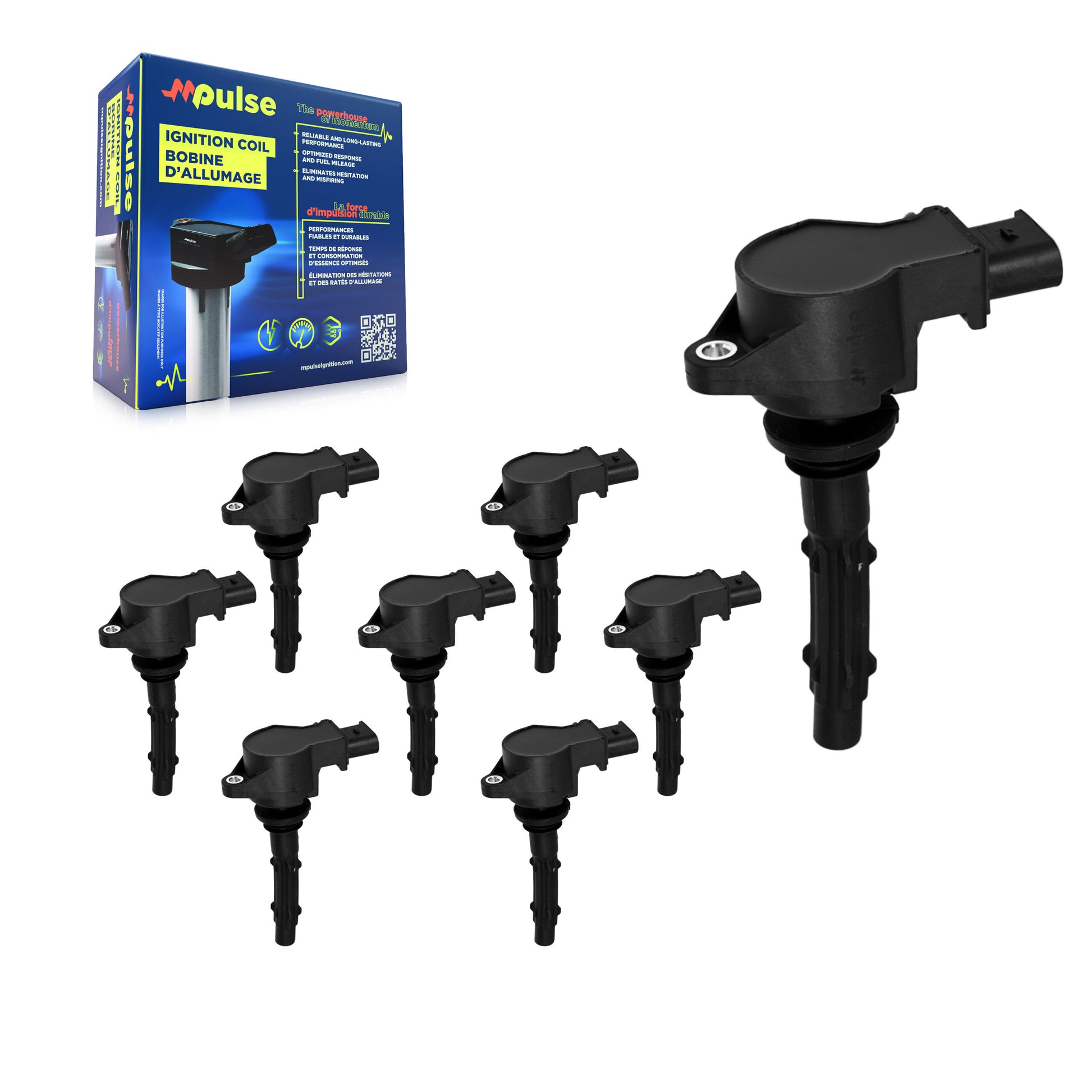 Mpulse KMP-101274 Ignition Coil for 2005-2015 Mercedes-Benz R350, Mercedes-Benz E300 and More