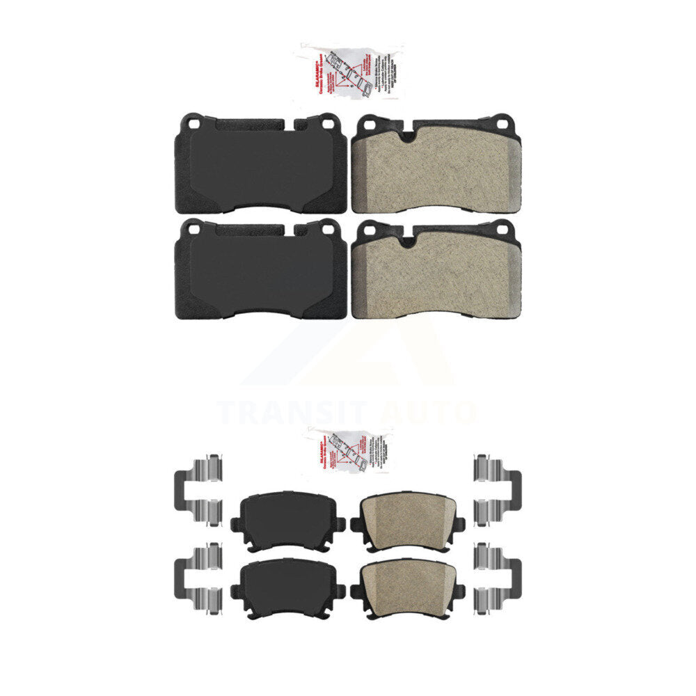 AmeriBRAKES KNF-100002 Disc Brake Pad for 2012-2013 Audi TT RS Quattro - Front and Rear