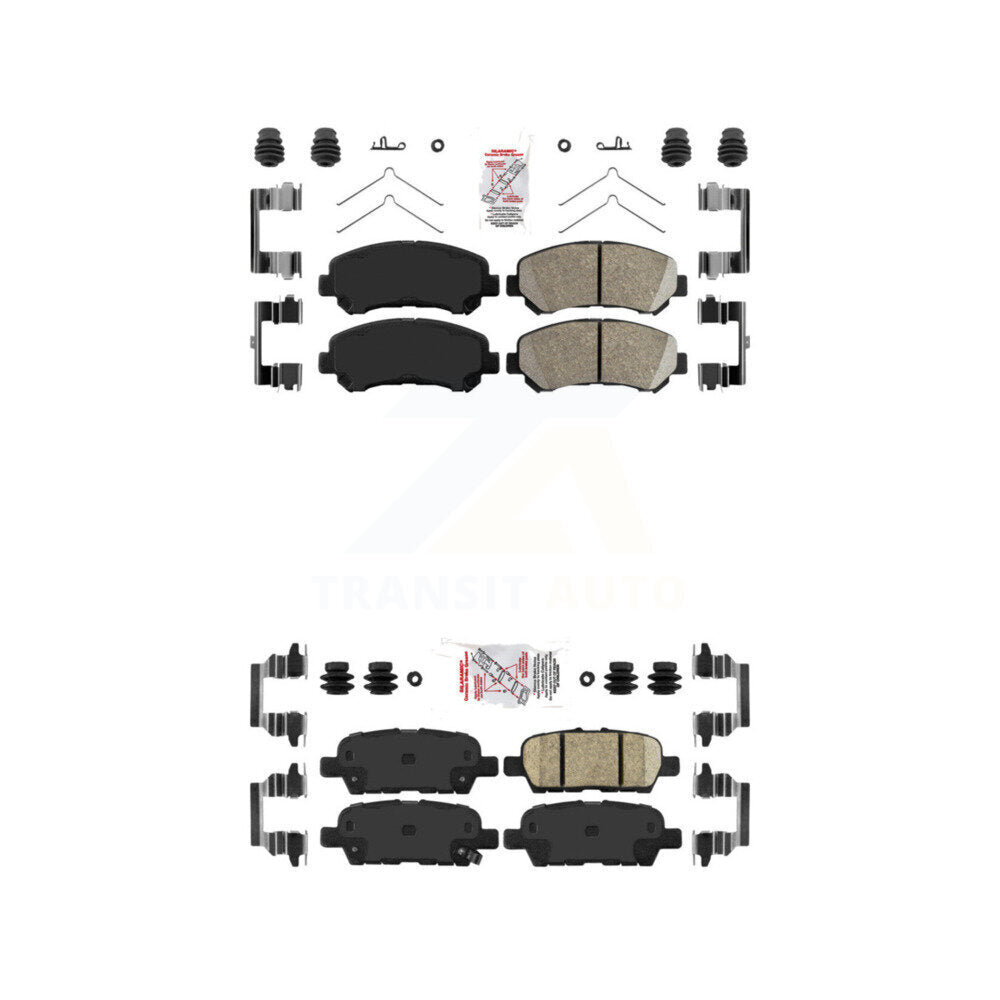 AmeriBRAKES KNF-100041 Disc Brake Pad for 2007-2022 Nissan Maxima, Nissan Juke and More - Front and Rear