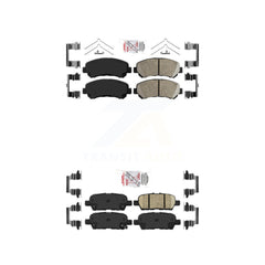 AmeriBRAKES KNF-100044 Disc Brake Pad for 2007-2022 Nissan Maxima, Nissan Juke and More - Front and Rear