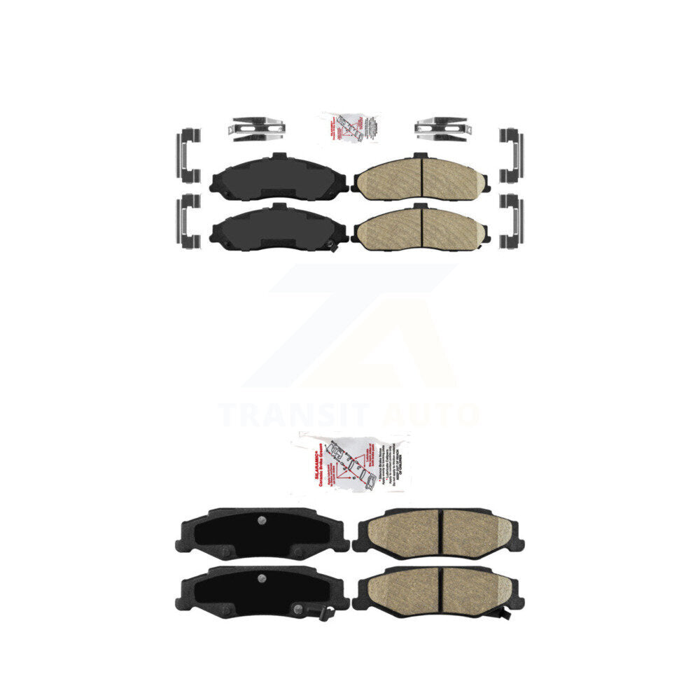 AmeriBRAKES KNF-100050 Disc Brake Pad for 1997-2013 Chevrolet Corvette, Cadillac XLR - Front and Rear
