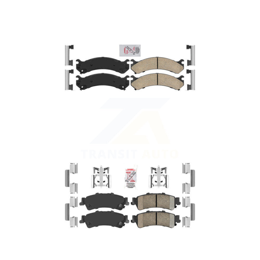 AmeriBRAKES KNF-100054 Disc Brake Pad for 2000-2011 Cadillac DTS, GMC Sierra 3500, Cadillac DeVille - Front and Rear