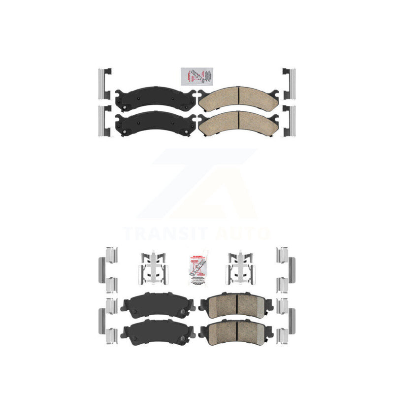 AmeriBRAKES KNF-100054 Disc Brake Pad for 2000-2011 Cadillac DTS, GMC Sierra 3500, Cadillac DeVille - Front and Rear