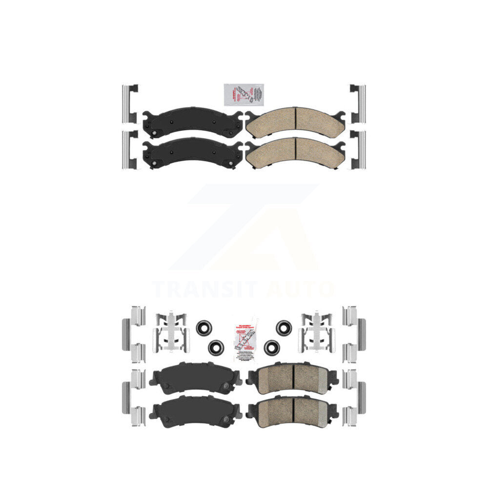 AmeriBRAKES KNF-100055 Disc Brake Pad for 2000-2011 Cadillac DTS, GMC Sierra 3500, Cadillac DeVille - Front and Rear