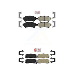 AmeriBRAKES KNF-100056 Disc Brake Pad for 1997-2005 Pontiac Bonneville, Cadillac Seville and More - Front and Rear