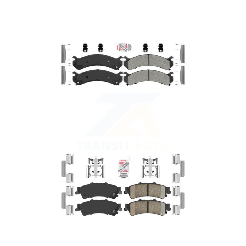 AmeriBRAKES KNF-100057 Disc Brake Pad for 2000-2011 Cadillac DTS, GMC Sierra 3500, Cadillac DeVille - Front and Rear