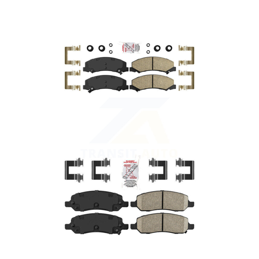 AmeriBRAKES KNF-100060 Disc Brake Pad for 2006-2011 Buick Lucerne, Cadillac DTS - Front and Rear