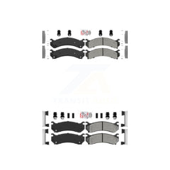 AmeriBRAKES KNF-100064 Disc Brake Pad for 1999-2013 Chevrolet Silverado 1500 HD Classic, Chevrolet Silverado 2500 HD Classic and More - Front and Rear
