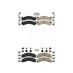 AmeriBRAKES KNF-100077 Disc Brake Pad for 2009-2020 Chevrolet Express 4500, Chevrolet Express 3500 and More - Front and Rear