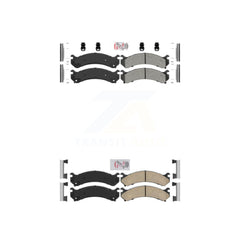 AmeriBRAKES KNF-100095 Disc Brake Pad for 2001-2010 Chevrolet Silverado 3500 Classic, Chevrolet Silverado 3500 HD and More - Front and Rear