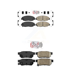 AmeriBRAKES KNF-100105 Disc Brake Pad for 1996-2000 Honda Civic, Acura EL - Front and Rear