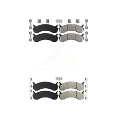 AmeriBRAKES KNF-100116 Disc Brake Pad for 1998-2023 IC Corporation CE School Bus, IC Corporation BE School Bus and More - Front and Rear
