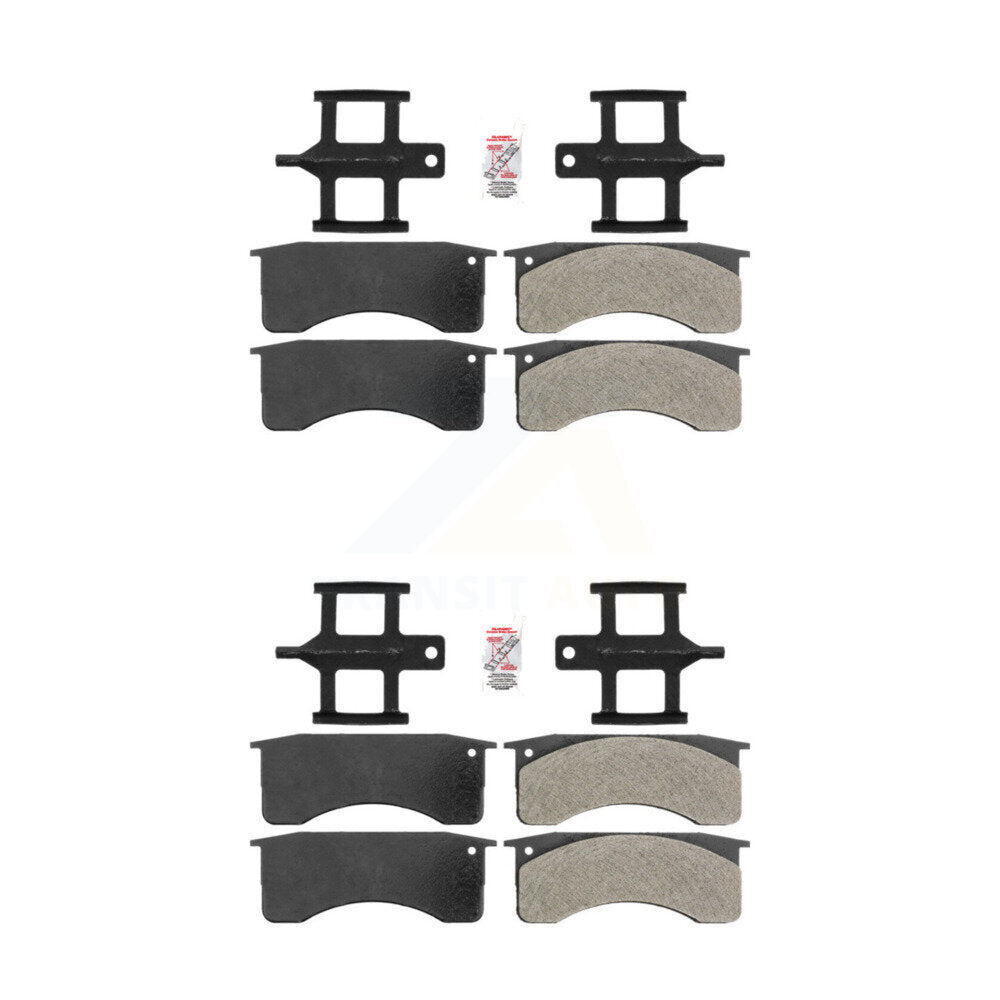 AmeriBRAKES KNF-100118 Disc Brake Pad for 1991-2023 Ford F-650, Ford F-750 and More - Front and Rear