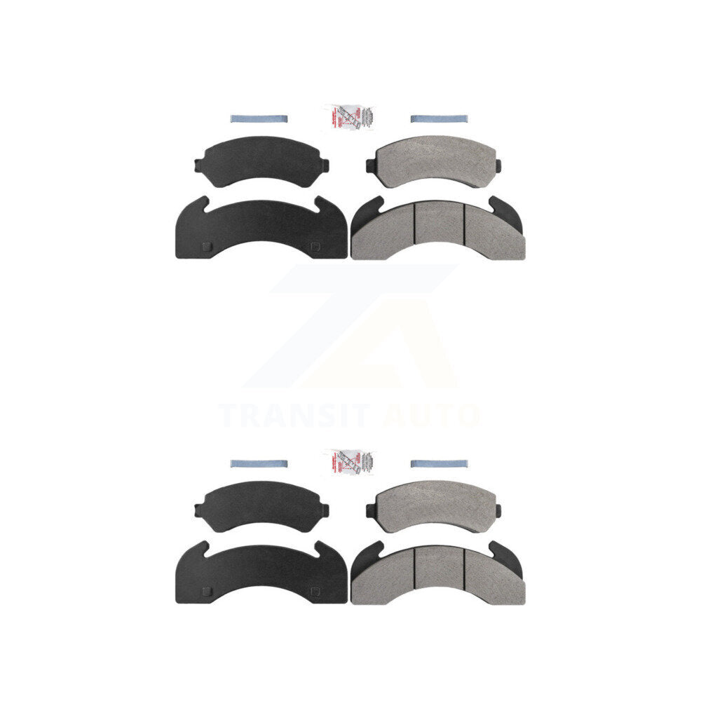 AmeriBRAKES KNF-100120 Disc Brake Pad for 1983-2004 Isuzu FRR, Blue Bird TC2000 and More - Front and Rear