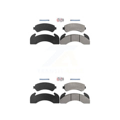 AmeriBRAKES KNF-100120 Disc Brake Pad for 1983-2004 Isuzu FRR, Blue Bird TC2000 and More - Front and Rear