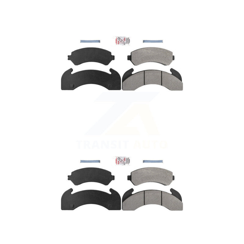 AmeriBRAKES KNF-100120 Disc Brake Pad for 1983-2004 Isuzu FRR, Blue Bird TC2000 and More - Front and Rear