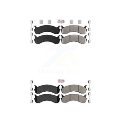 AmeriBRAKES KNF-100122 Disc Brake Pad for 1998-2023 Ford F-53 Motorhome Chassis, Freightliner MCL and More - Front and Rear