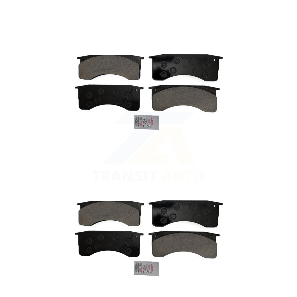 AmeriBRAKES KNF-100124 Disc Brake Pad for 1991-2023 Ford F-650, Ford F-750 and More - Front and Rear
