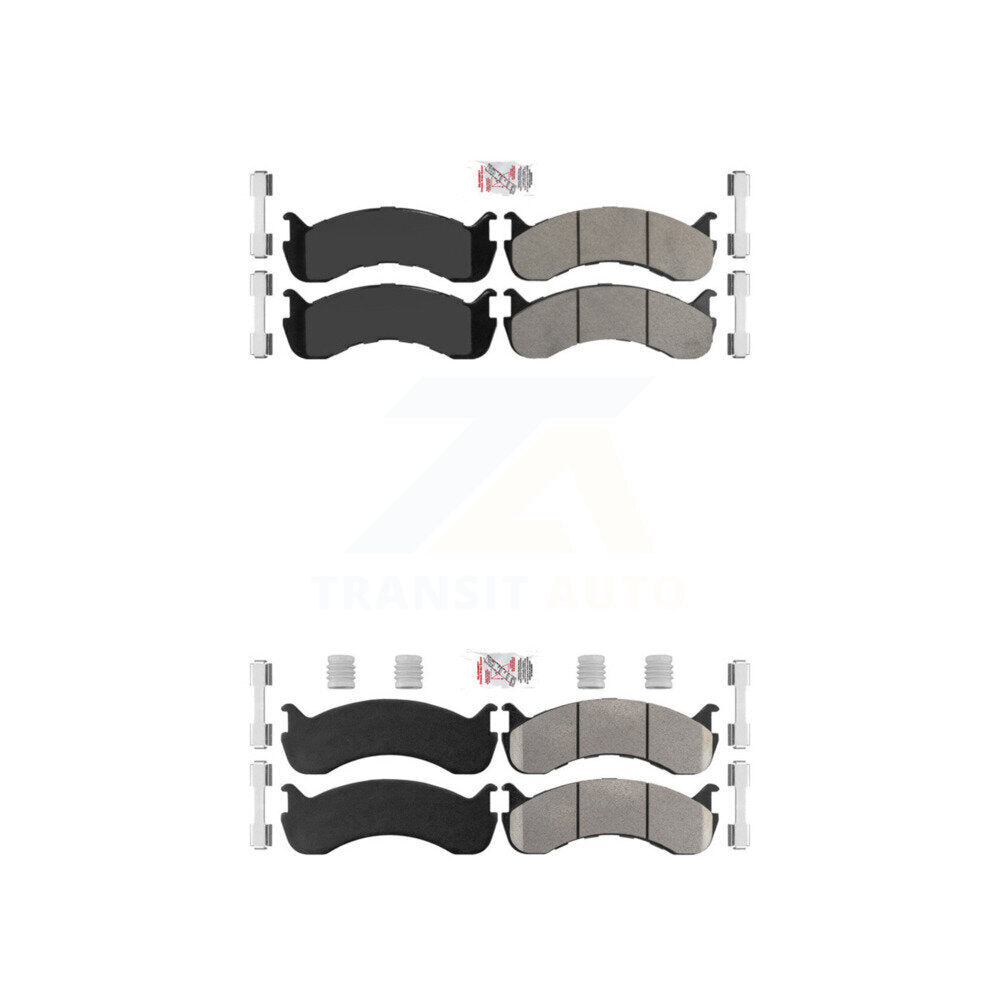 AmeriBRAKES KNF-100125 Disc Brake Pad for 1998-2023 Ford F-53 Motorhome Chassis, Freightliner MCL and More - Front and Rear