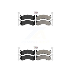 AmeriBRAKES KNF-100126 Disc Brake Pad for 1998-2023 Ford F-53 Motorhome Chassis, Freightliner MCL and More - Front and Rear