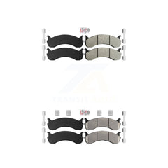 AmeriBRAKES KNF-100127 Disc Brake Pad for 1998-2021 Ford F-53 Motorhome Chassis, IC Corporation BE School Bus and More - Front and Rear