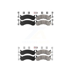 AmeriBRAKES KNF-100129 Disc Brake Pad for 1998-2021 Ford F-53 Motorhome Chassis, IC Corporation BE School Bus and More - Front and Rear