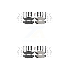 AmeriBRAKES KNF-100134 Disc Brake Pad for 1999-2021 Ford F-53 Motorhome Chassis, Ford F-59 Commercial Stripped Chassis and More - Front and Rear