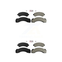 AmeriBRAKES KNF-100135 Disc Brake Pad for 1979-2005 Workhorse W42, Freightliner MT55 and More - Front and Rear