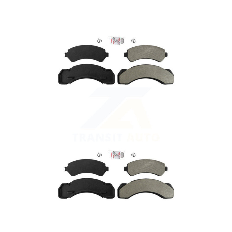 AmeriBRAKES KNF-100135 Disc Brake Pad for 1979-2005 Workhorse W42, Freightliner MT55 and More - Front and Rear
