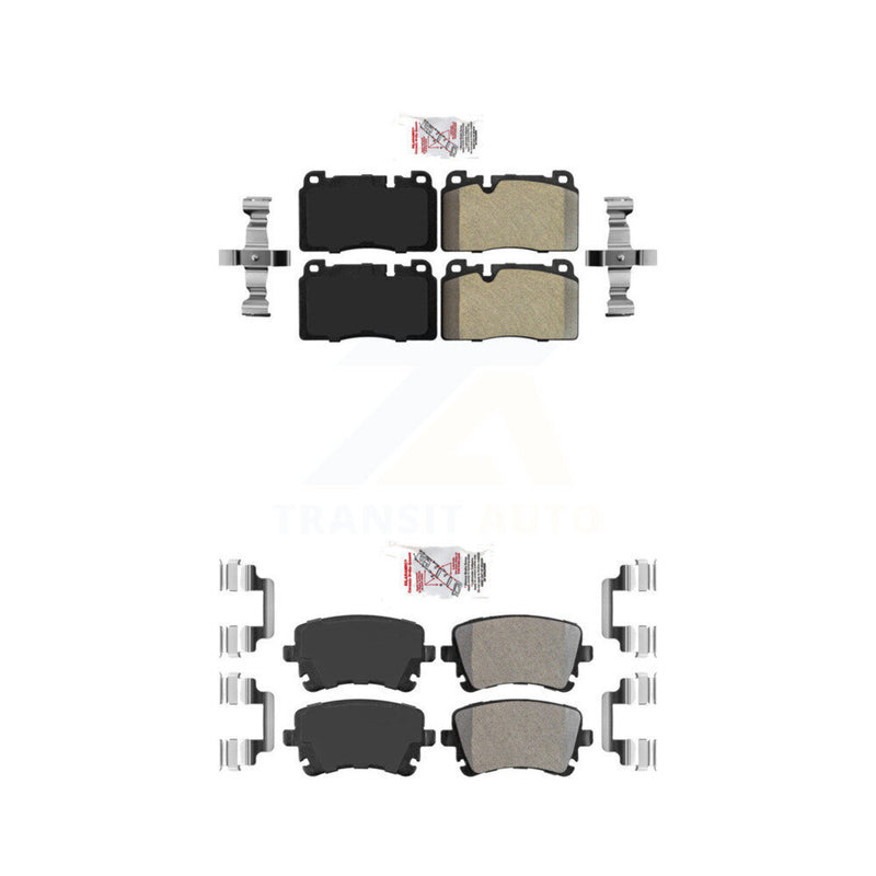 AmeriBRAKES KNF-100141 Disc Brake Pad for 2016 Audi Q5 - Front and Rear
