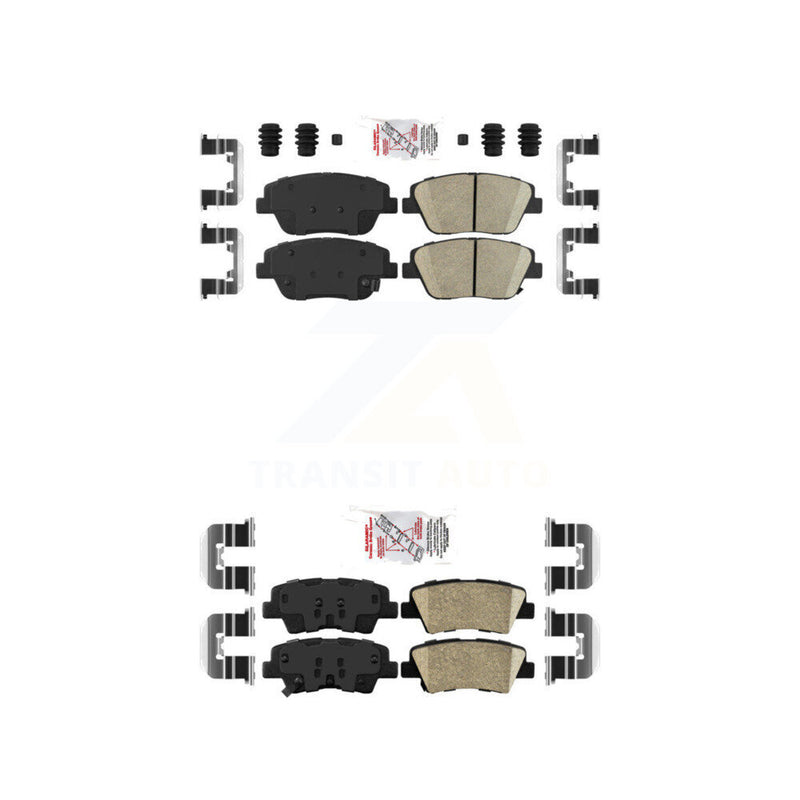 AmeriBRAKES KNF-100176 Disc Brake Pad for 2013-2016 Kia Optima - Front and Rear