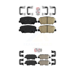 AmeriBRAKES KNF-100190 Disc Brake Pad for 2011-2015 Kia Optima - Front and Rear