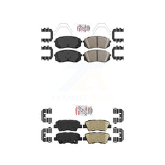 AmeriBRAKES KNF-100192 Disc Brake Pad for 2016-2024 Kia Forte, Hyundai Kona and More - Front and Rear