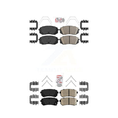 AmeriBRAKES KNF-100193 Disc Brake Pad for 2016-2020 Kia Optima - Front and Rear