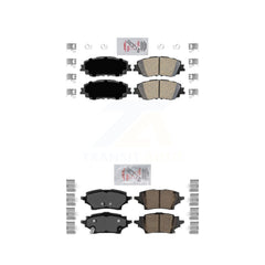 AmeriBRAKES KNF-100200 Disc Brake Pad for 2019 Toyota C-HR - Front and Rear