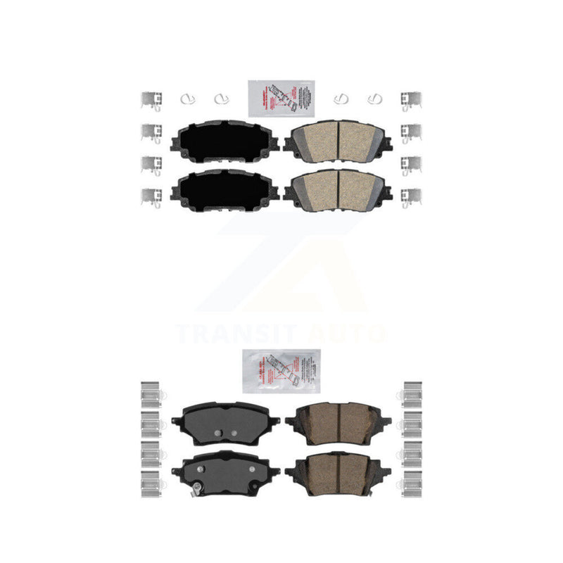 AmeriBRAKES KNF-100200 Disc Brake Pad for 2019 Toyota C-HR - Front and Rear