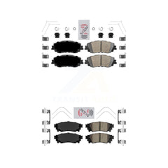 AmeriBRAKES KNF-100202 Disc Brake Pad for 2018-2025 Toyota Camry, Lexus ES300h and More - Front and Rear