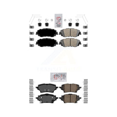 AmeriBRAKES KNF-100203 Disc Brake Pad for 2019 Toyota C-HR - Front and Rear