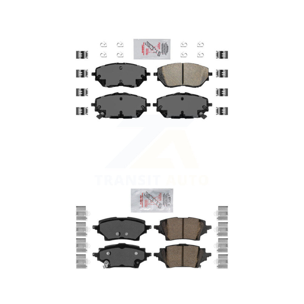 AmeriBRAKES KNF-100205 Disc Brake Pad for 2019-2022 Toyota C-HR - Front and Rear
