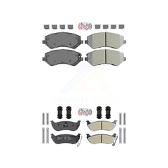AmeriBRAKES KNF-100207 Disc Brake Pad for 2003-2007 Jeep Liberty - Front and Rear