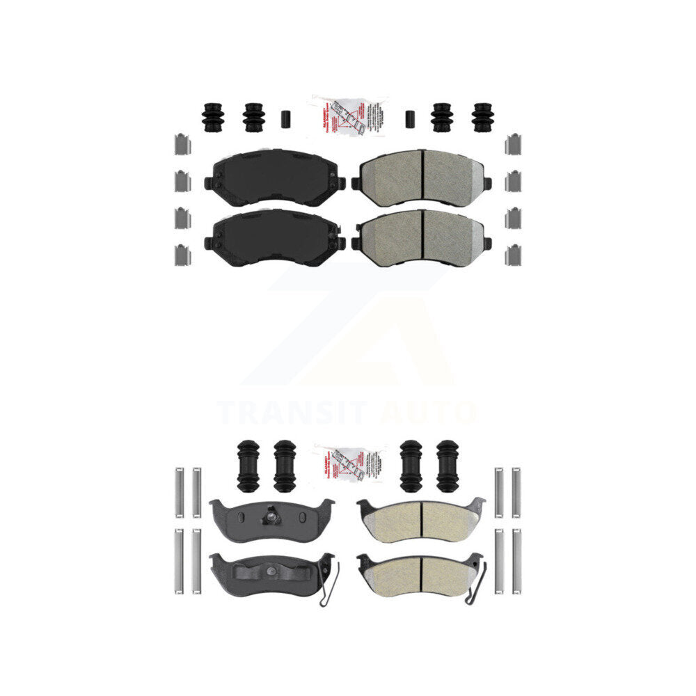 AmeriBRAKES KNF-100209 Disc Brake Pad for 2003-2007 Jeep Liberty - Front and Rear