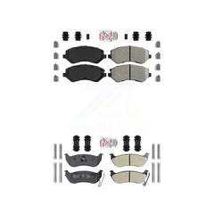AmeriBRAKES KNF-100209 Disc Brake Pad for 2003-2007 Jeep Liberty - Front and Rear