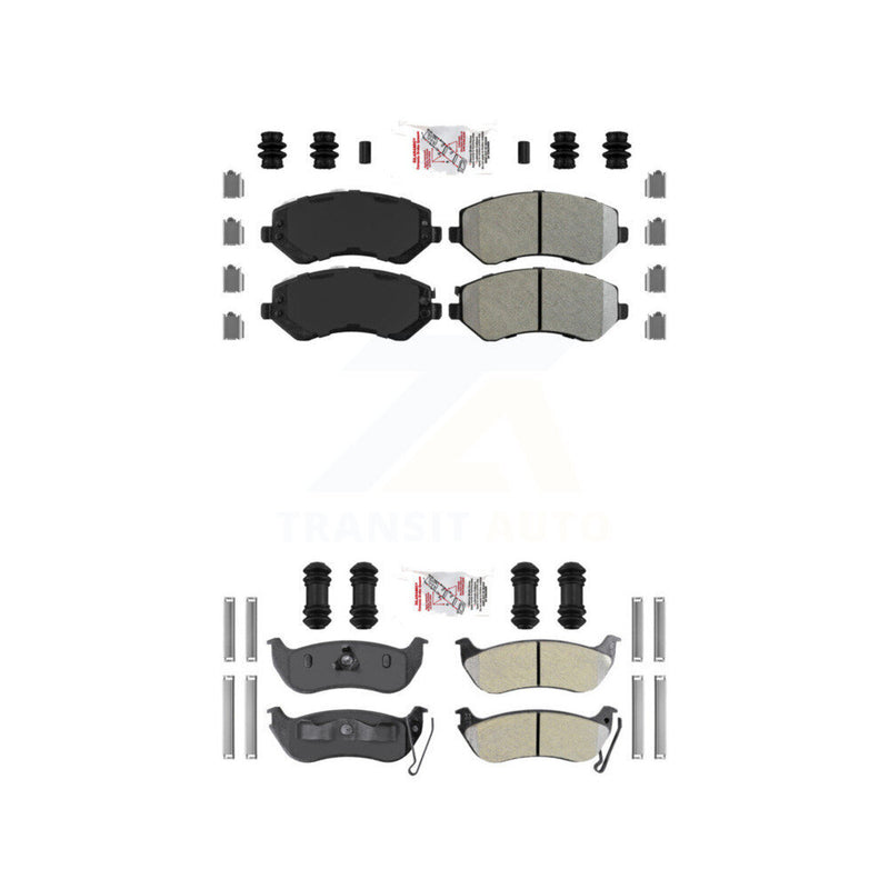 AmeriBRAKES KNF-100209 Disc Brake Pad for 2003-2007 Jeep Liberty - Front and Rear
