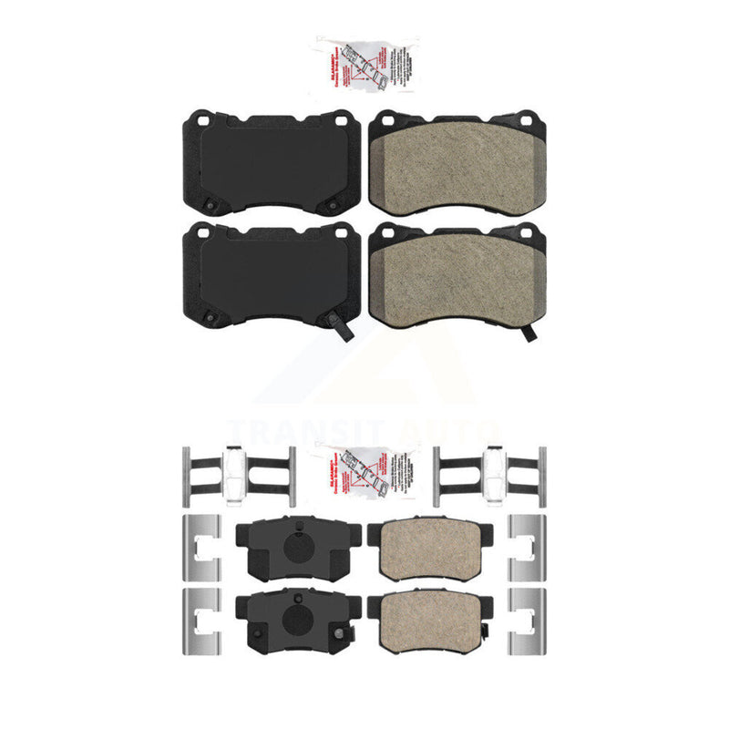 AmeriBRAKES KNF-100213 Disc Brake Pad for 2004-2008 Acura TL - Front and Rear
