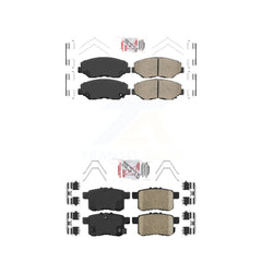 AmeriBRAKES KNF-100227 Disc Brake Pad for 2008-2017 Honda Accord - Front and Rear