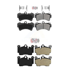 AmeriBRAKES KNF-100228 Disc Brake Pad for 2003-2015 Audi Q7, Porsche Cayenne, Volkswagen Touareg - Front and Rear